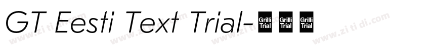 GT Eesti Text Trial字体转换